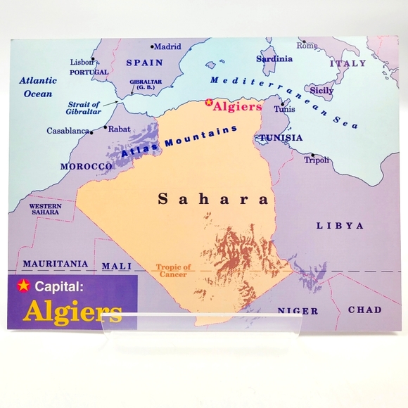 A Beka 54 Eastern Hemisphere Map Skill Cards - Picture 4 of 5